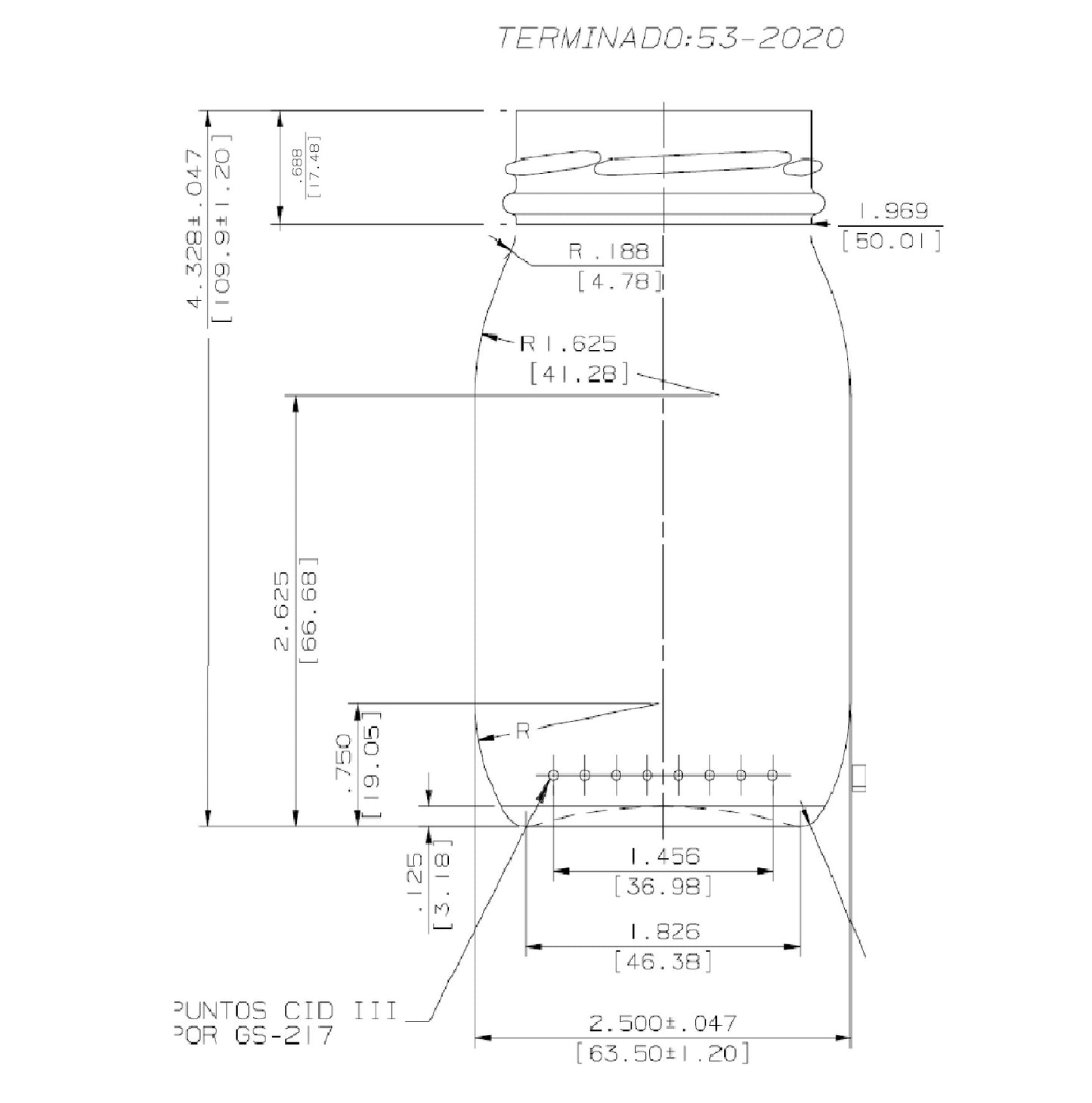 ENVASE DE VIDRIO 1261 FLINT TO X 24 UNIDADES