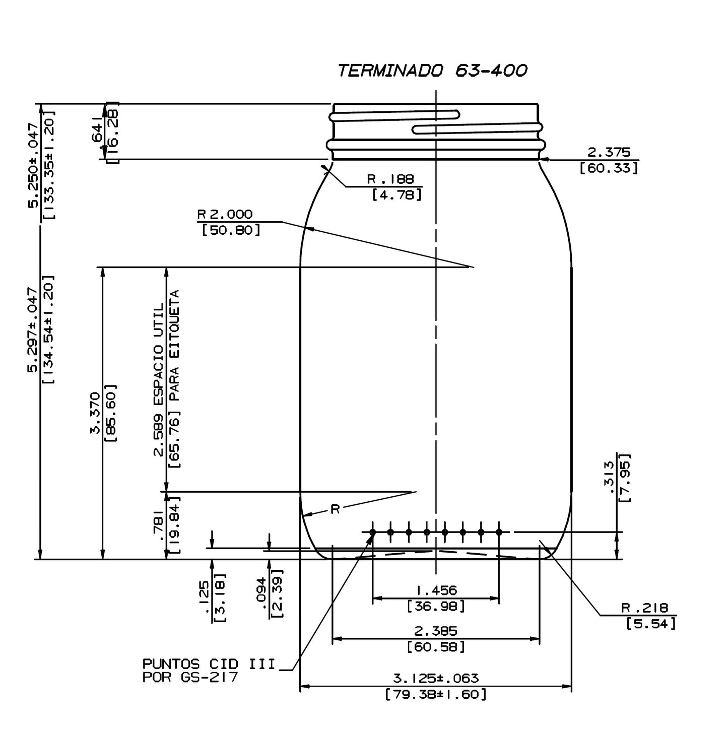 ENVASE DE VIDRIO 1263 FLINT TAPA ROSCA X 24 UNIDADES