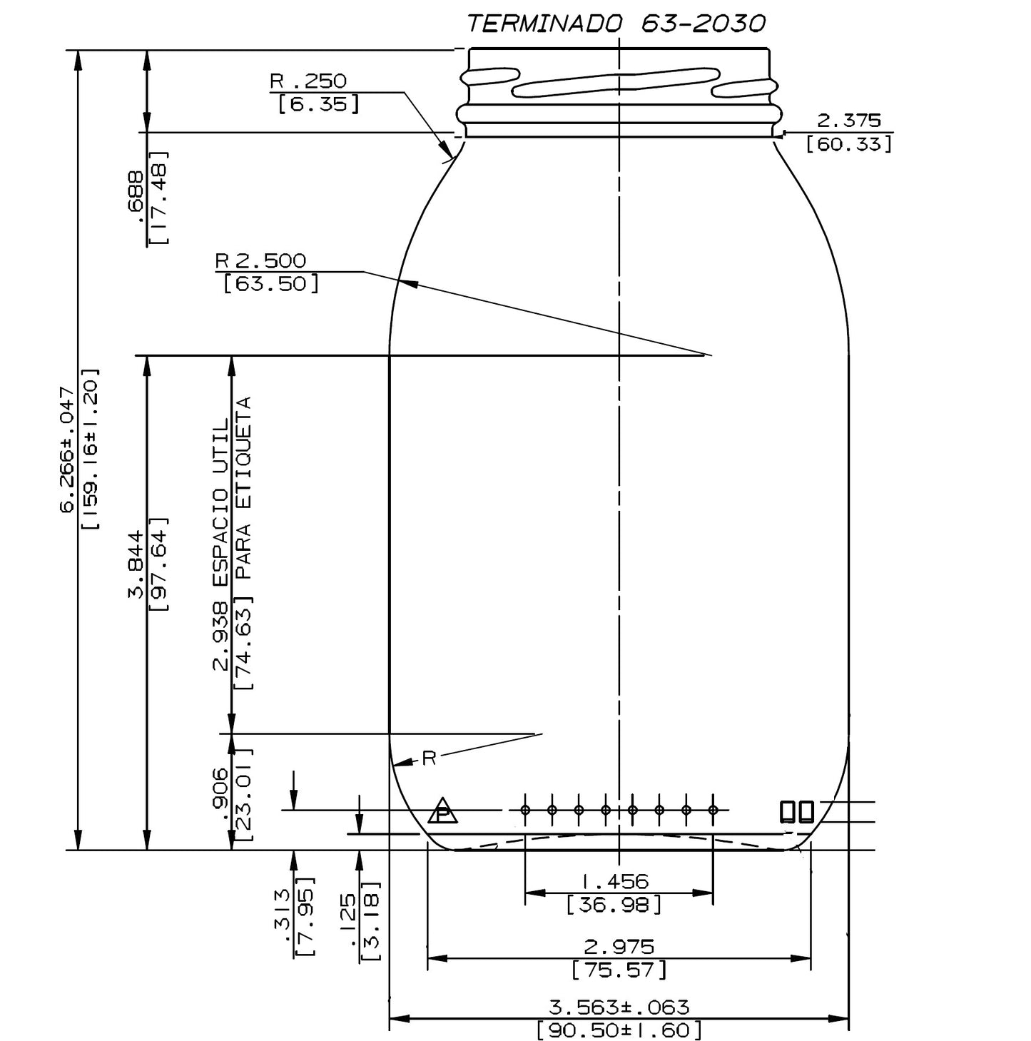 ENVASE DE VIDRIO 1264 FLINT TO X 12 UNIDADES