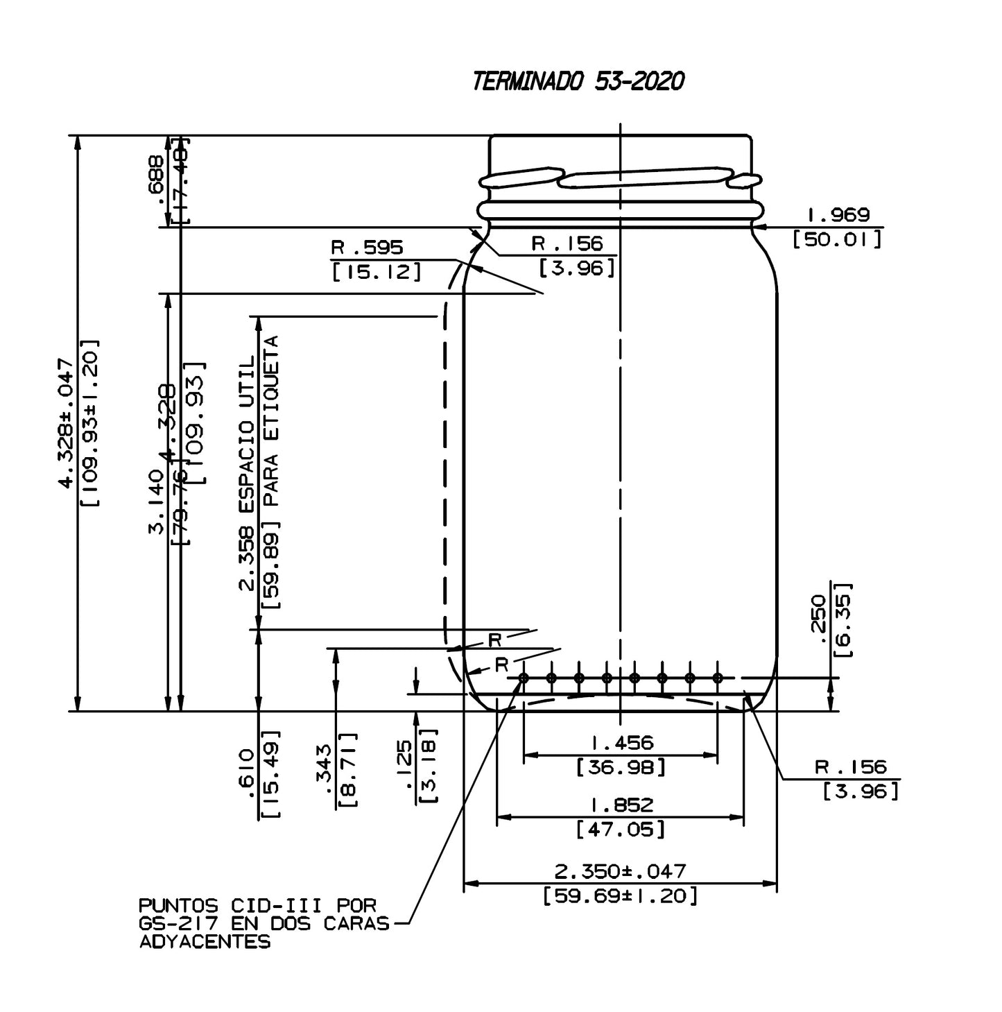 ENVASE DE VIDRIO 3368 FLINT TO X 24 UNIDADES