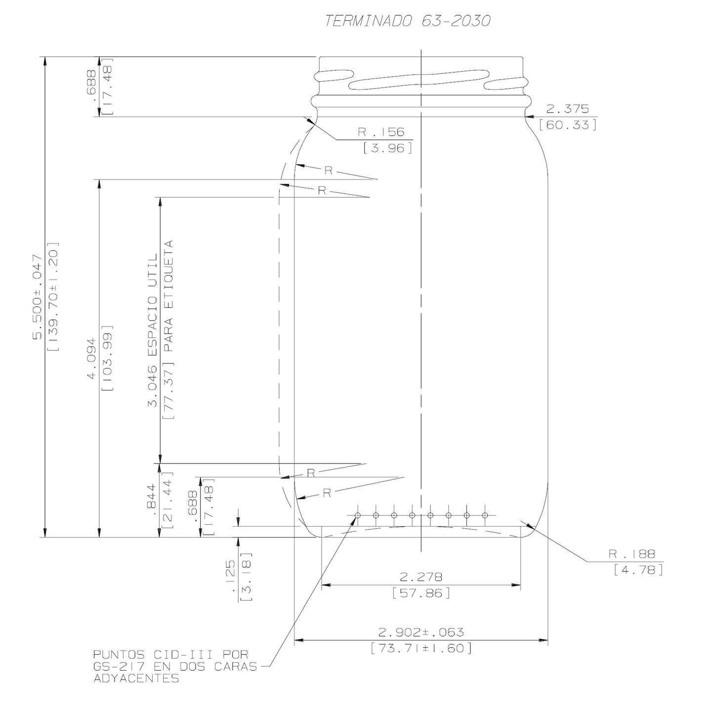 ENVASE DE VIDRIO 3369 FLINT TO X 24 UNIDADES