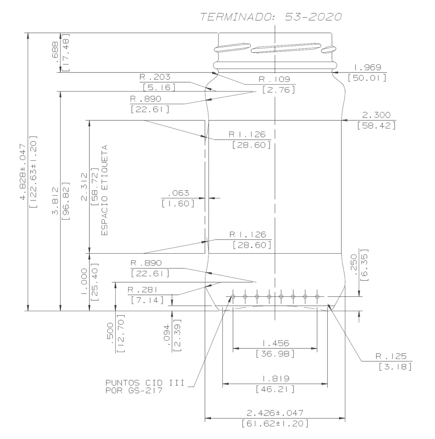 ENVASE DE VIDRIO 3413 FLINT TO X 24 UNIDADES