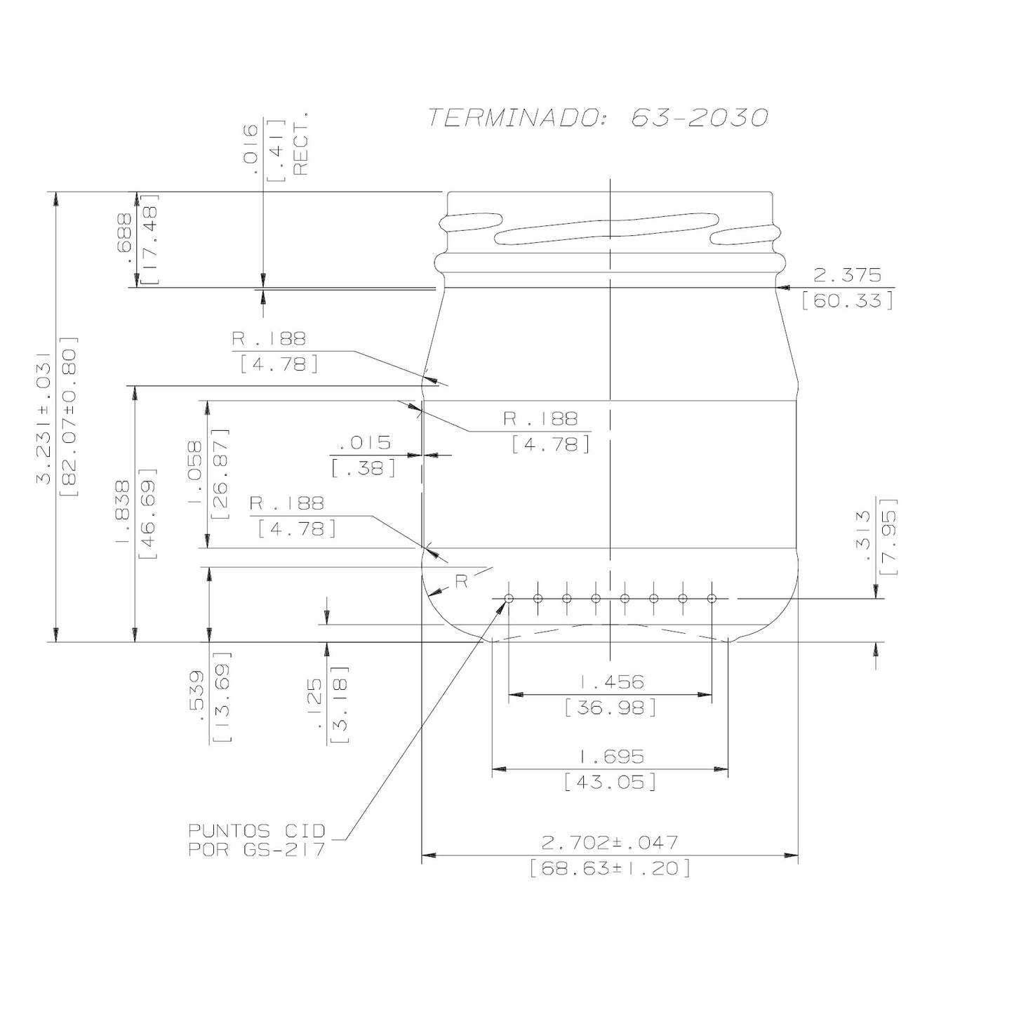ENVASE DE VIDRIO 3561 FLINT TO X 24 UNIDADES