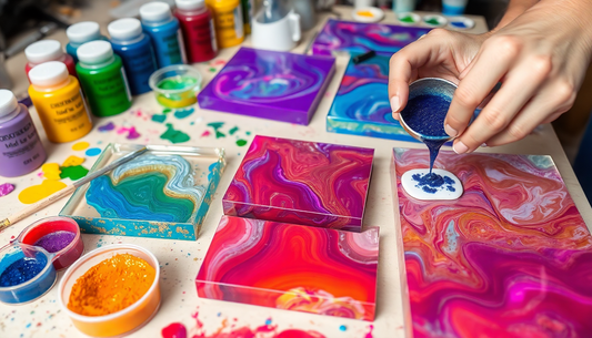 Cómo Lograr Efectos Impactantes con Pigmentos en Tus Resinas