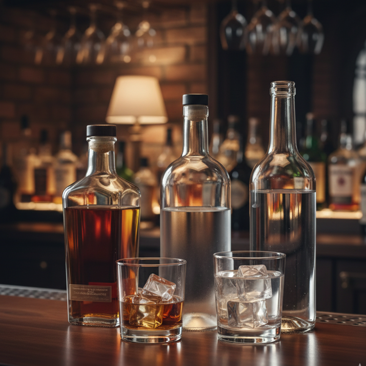 Botellas para Whisky/Ron/Vodka