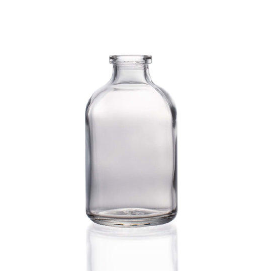 ENVASE DE VIDRIO SH100F AMBAR 100ml  AGRAFE B.20 X 63 UNIDADES