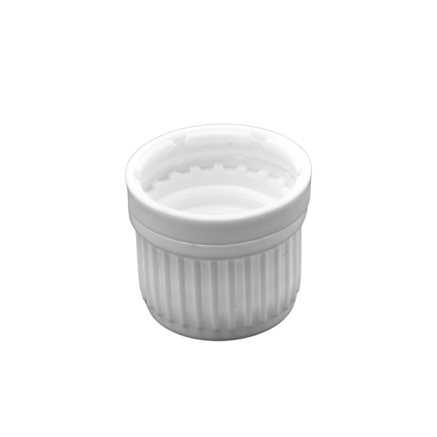 TAPA PLASTICA 18 mm ROSCA CON LINER DE PE