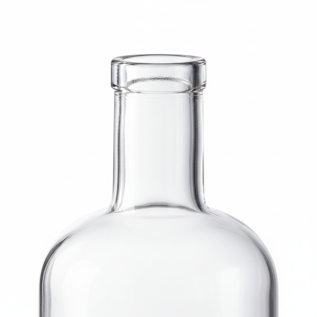 Detalle de cuello sin corcho