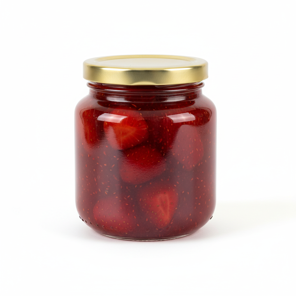 Envase 2670 con mermelada proporciones correctas