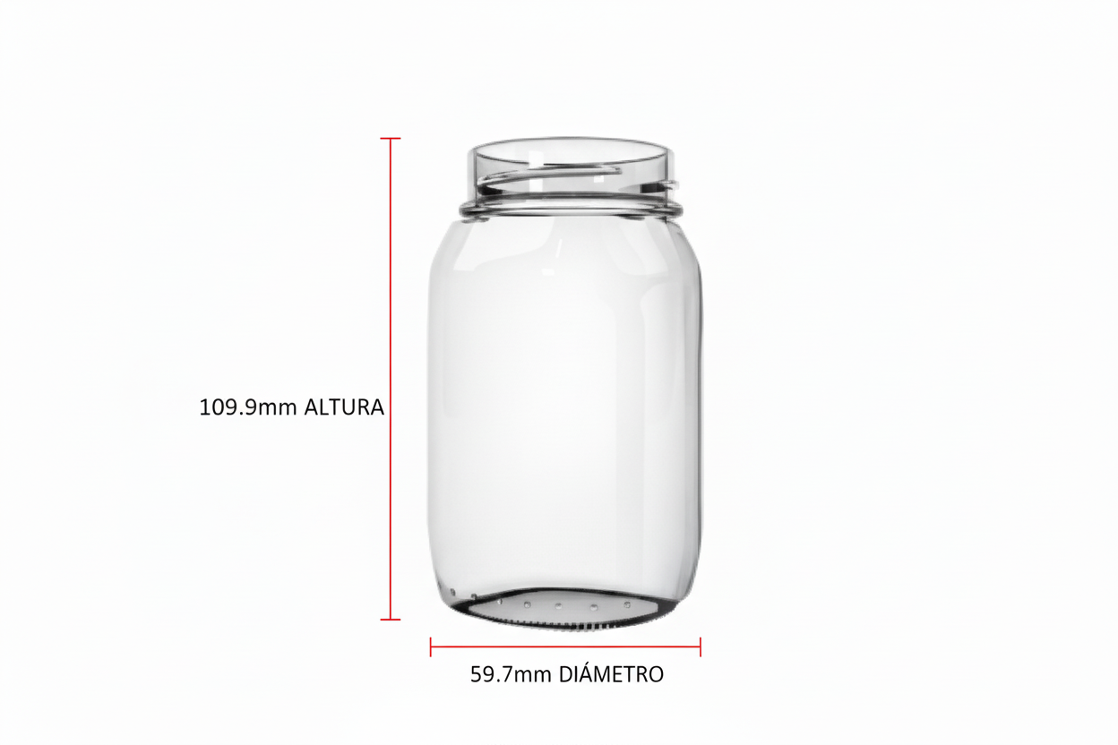 Envase 3368 con medidas 109.9mm x 59.7mm