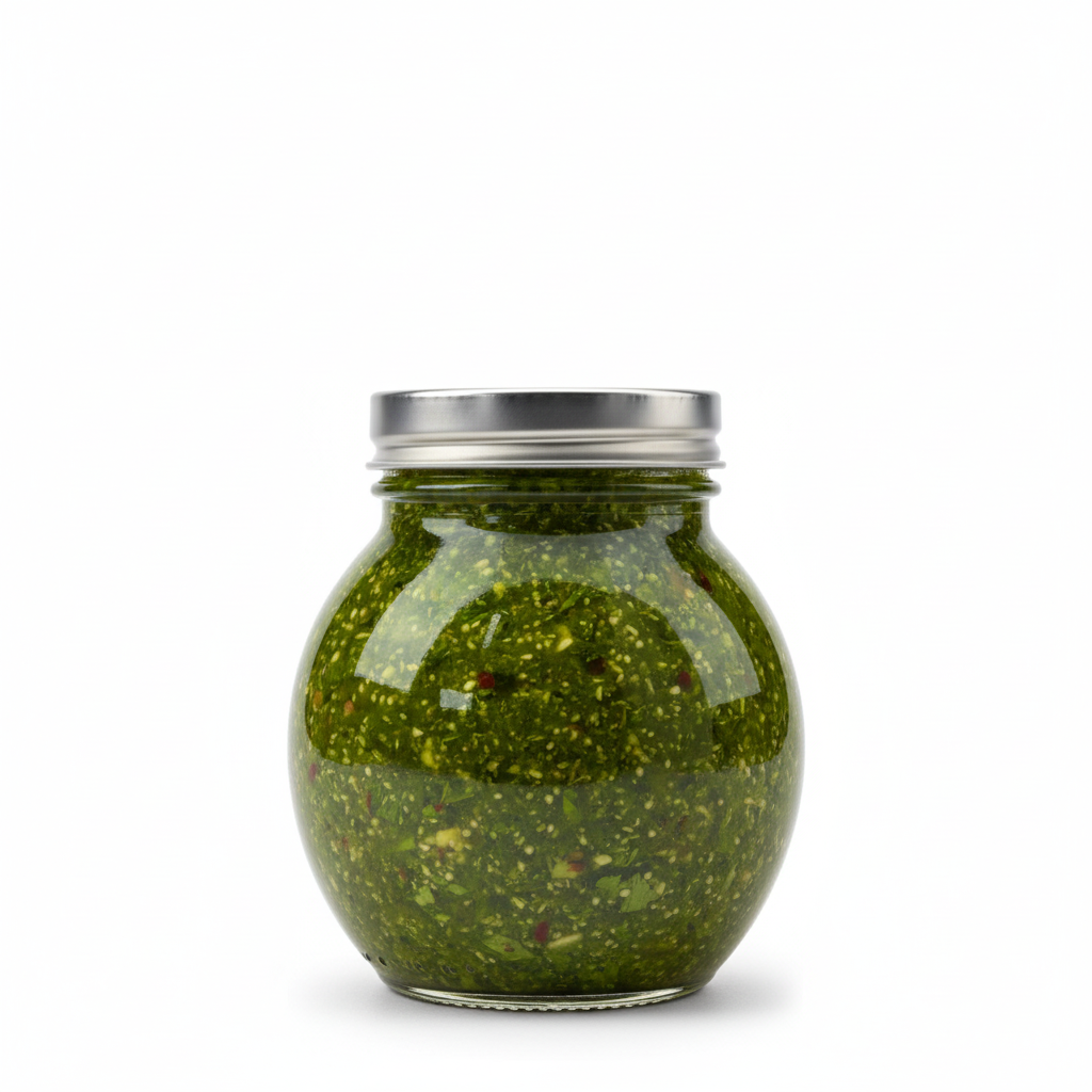 Envase con chimichurri