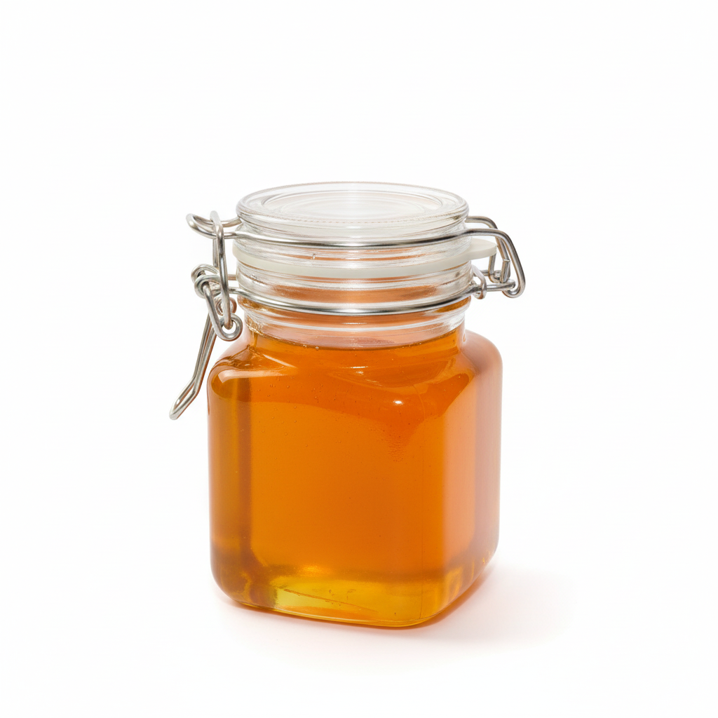 Frasco 110ml con tapa clip cerrada - correcto