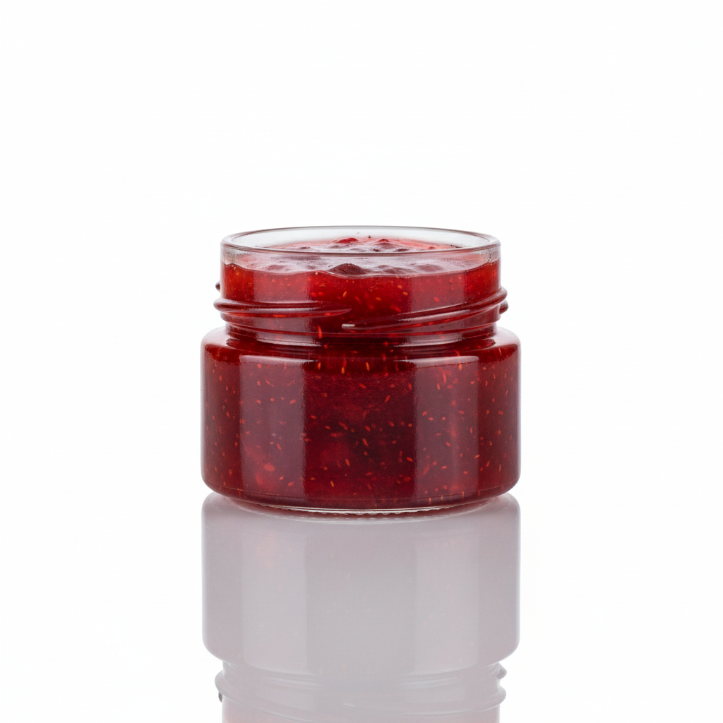 Frasco con mermelada
