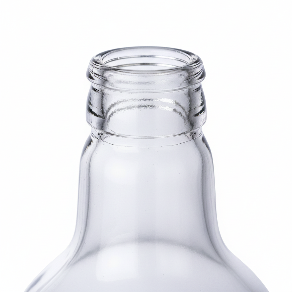 Close-up boca Guala B.30 botella transparente 375ml