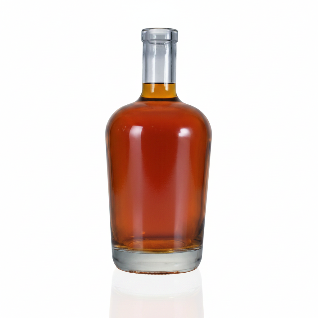 Botella FLINT 750ml con whisky – sin etiqueta