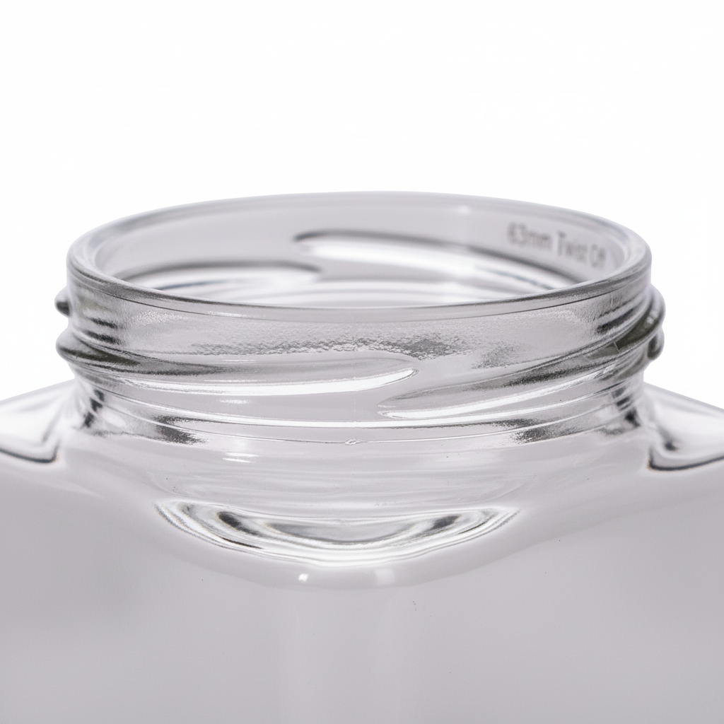 Detalle del área de cierre Twist Off 63mm