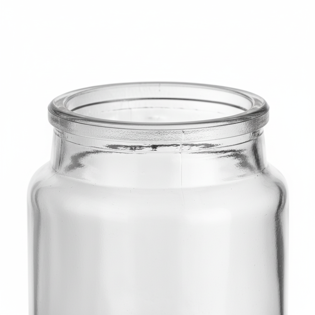 Detalle del cierre con tapa de vidrio hermética