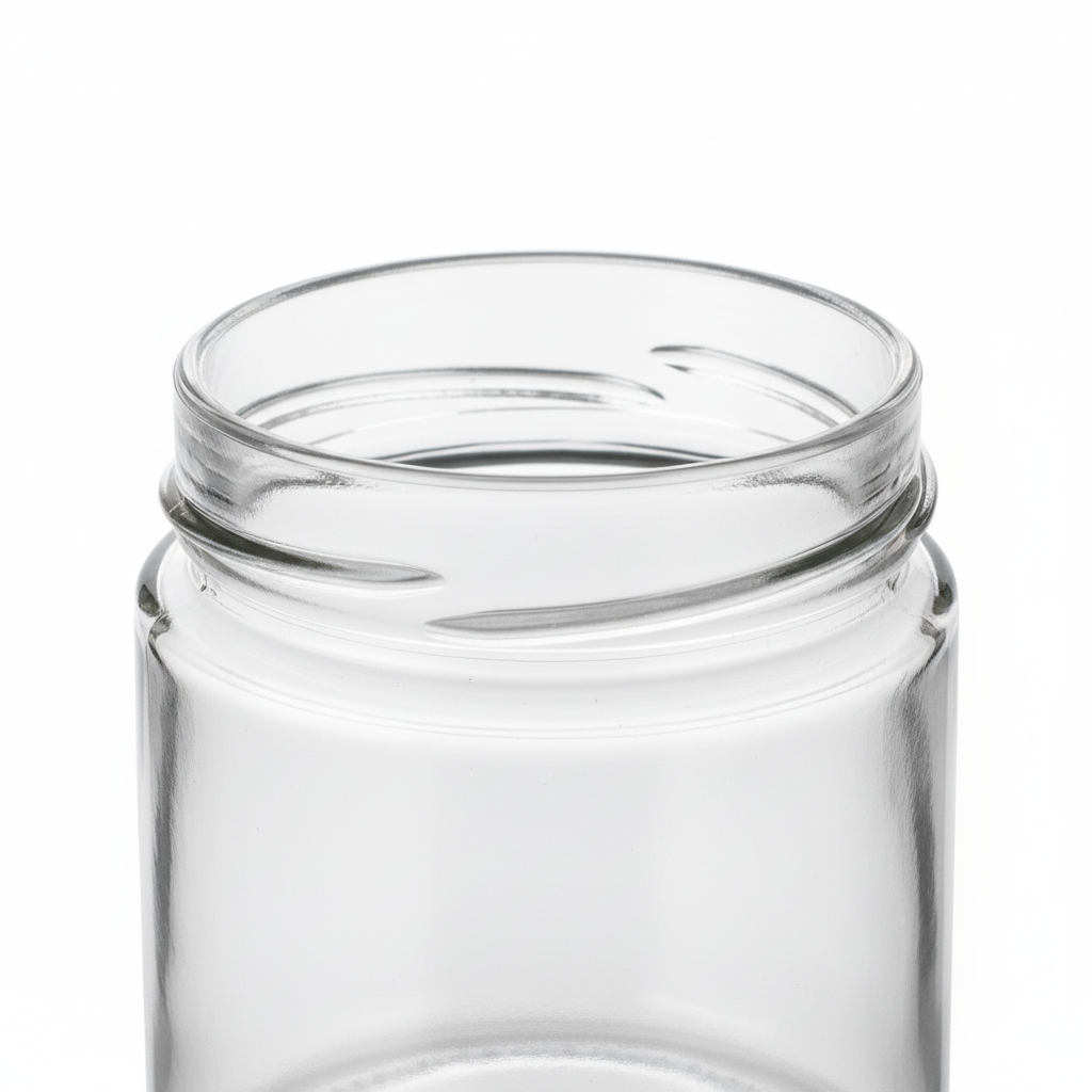 Close-up del cierre Twist Off 70mm boca ancha mostrando calidad del acabado